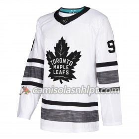 Camisola Toronto Maple Leafs John Tavares 91 2019 All-Star Adidas Branco Authentic - Homem